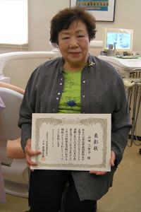 山田美智子さん　　通院歴21年、59歳から通院